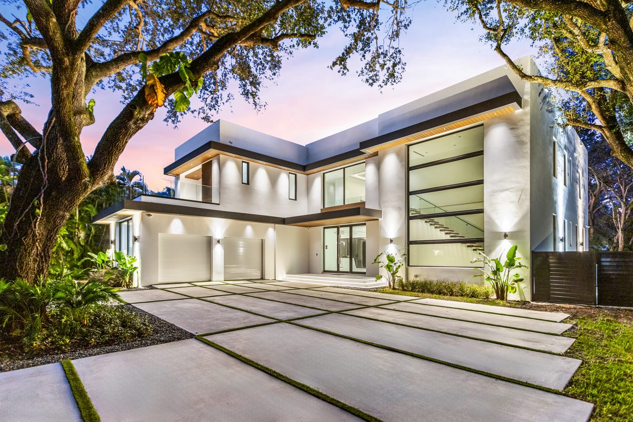 Home under refined construction